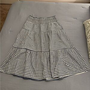 Universal Thread A-Line Gingham Maxi Skirt